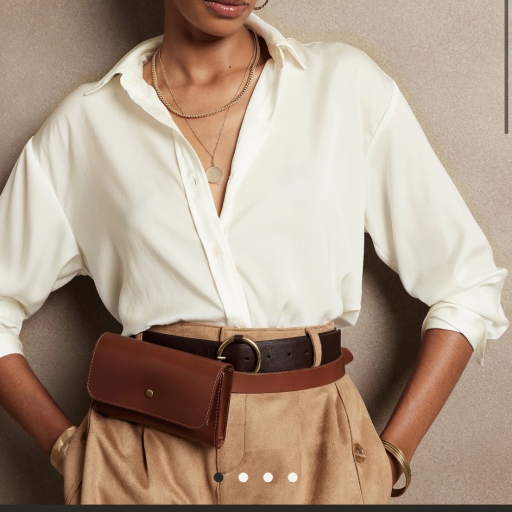 Silky Oversized Shirt